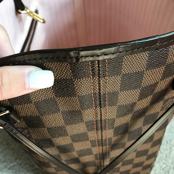 Louis Vuitton neverfull mm Damier Ebene rose - Picture 3 of 8